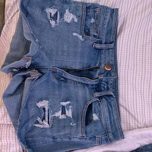 American eagle super stretch jean shorts